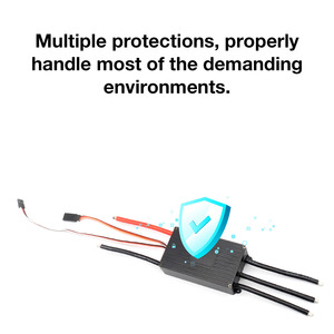 Controladores de Motor ESC sin Escobillas FRC <span class=keywords><strong>FRESC</strong></span> 4S-20S 150A 200A IP67 a Prueba de Agua para Drones, Efoil, Aviones y Otros Dispositivos - Product Image 2