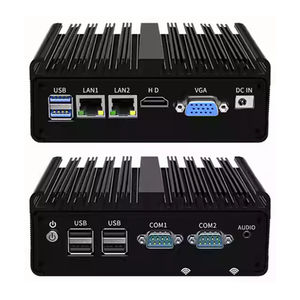 Topton Dual LAN <b>Fanless</b> <b>Mini</b> <b>PC</b> Intel Core i5 5200U i3 5005U Celeron J1900 N2840 6xUSB Industrial Embedded Computer Home Server - Product Image 1