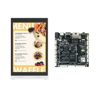 Menu numérique 10,1 pouces en forme de L, écran IPS 10 pouces 800*1280 G+G RK3562 Quad-core NFC WiFi 6 BT5.4 RJ45 12V DC Tablette Android