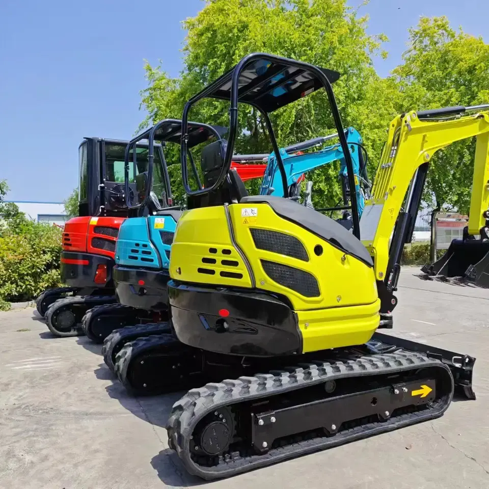 Miễn phí vận chuyển! 3.5 tấn Mini Máy xúc 1 tấn 2 tấn Kubota động cơ Digger Máy xúc mini pelle Trung Quốc Sử dụng máy xúc nhỏ