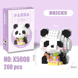 Set de Construcción de Panda Adorable, Bloques de Animales de Partículas DIY para Construcción Manual, Bloques de Construcción de Modelos, Juguete de Ensamblaje Educativo - Product Image 4
