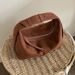 กระเป๋าใส่กล่องข้าวหนังกลับผิวลิ้นจี่กระเป๋าถือช่องหูกระต่ายอเนกประสงค์หมอนพาดลำตัวมีซิปโพลีเอสเตอร์ - Product Image 2