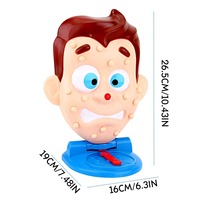 EPT Nouveauté Popping Pimple Parent-Enfant Board Funny Family Party Games Simuler la forme du visage Squeeze Pimple Popping Toy