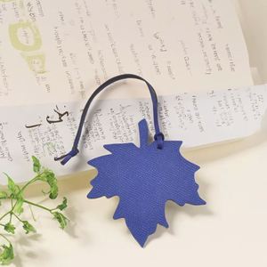 Creative Faux Leather Maple Leaf Bag Pendant Handbag Charm <b>Bookmark</b> Car Key Chain Bag Accessories Decoration Welcome <b>Gifts</b> - Product Image 2