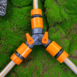 <strong>Three</strong>-<strong>Way</strong> Water Divider Four-<strong>Way</strong> Hose Connector Independent Switch Controls Flow Adjustable Garden Water <strong>Pipe</strong> <strong>Connection</strong> - Product Image 2