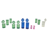 Nouveau modèle de mini poubelle à rabat en plastique PP contenant de poudre, utilisé pour les cosmétiques, emballage d'échantillon mini pot