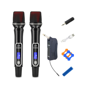 Professional Dynamic <b>Wireless</b> Handheld <b>Microphone</b> Set Portable Plastic <b>Microphone</b> Rotatable Plug Omni-directional for Flexible - Product Image 2