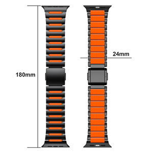 Oyesterflex Montre pulsera correa de reloj malla de bucle de metal correa de acero inoxidable pulsera de reloj para Apple Ultra Prix - Product Image 6