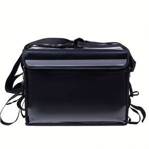 Mochila térmica de 48L con logotipo personalizado para entrega de comida, bolsa aislante con caja de espuma negra. - Product Image 5