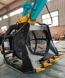 Cucharón Rotatorio de Gran Capacidad BUOCHUANG para Excavadora, Cucharón de Cribado de 6-36 Toneladas con Motor Hidráulico, 100% Probado por Control de Calidad, Shandong - Product Image 5