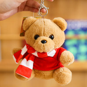 Özel LOGO oyuncak ayı peluş oyuncak sevimli peluş kolye anahtarlık ayı bebek özel ayıcık hediyelik eşya dolması hayvan oyuncak hediye - Product Image 6