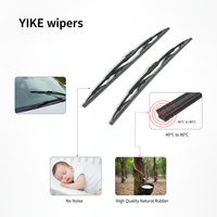 Accessoires de nettoyage de pare-brise pour voitures, essuie-glaces noirs, différents modèles de véhicules, essuie-glaces en caoutchouc naturel pour voiture