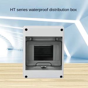 B&J IP65 <b>Waterproof</b> Outdoor HT-5-Way MCB <b>Box</b> ABS Plastic Electrical PV <b>Junction</b> Switch Panel Electronics Instrument Enclosure - Product Image 5