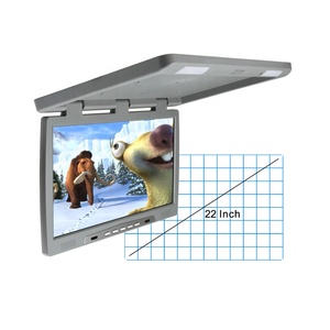 22นิ้วจอ LCD TFT เพดานรถยนต์พลิกลงติดหลังคา LED ดิจิตอลจอภาพกว้าง - Product Image 3