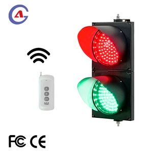 ไฟจราจรกันน้ำขนาด 200 มม. 8 นิ้ว AC 85-265V พร้อมรีโมทคอนโทรล ไม่ต้องใช้แบตเตอรี่ ได้รับมาตรฐาน FCC จัดส่งจากโรงงานในสหรัฐอเมริกาโดยตรง - Product Image 1