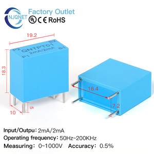 Transformador de Corriente de Pulso de Alta Frecuencia 200khz QNTCT01 200/1 1A/5mA 5A/25mA 10A/50mA Transformador de Corriente con Núcleo de Ferrita Sensor Ct - Product Image 3