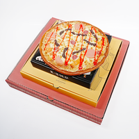 Cajas de Pizza de Cartón Corrugado Biodegradable para Comida Rápida, con Grabado y Laminado Mate, Tamaño Personalizado al por Mayor