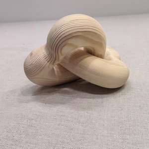 Décorations de la Saint-Valentin, cœurs en bois imbriqués, nœud d'amour en bois, cadeaux pour couples, accessoires esthétiques pour table basse - Product Image 6