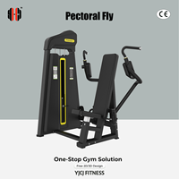 Machine de musculation professionnelle personnalisée série P8 Pectoral Fly à charge sélectionnable, certifiée CE, vente en gros