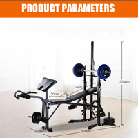 Banc de musculation réglable pour la maison, très vendu, avec support pour haltères, banc de musculation multifonction, banc de musculation