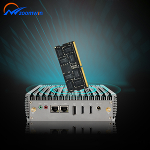 ZOOMWIN Computadora Industrial Compacta Mini PC Core I7 5500U <span class=keywords><strong>I5</strong></span> 5200U I3 5005U Computadora de Escritorio con Chasis Integrado de Baja Potencia - Product Image 1