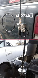 Double Groove CB Radio Antenna Bracket Mount With SO239 Stud - Product Image 6