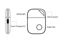 Kit 3 en 1 Bloqueador de Micrófono, Mantiene las Conversaciones Privadas, Bloqueador de Micrófono USB-C, Micrófono Inalámbrico