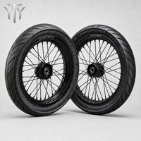 Kit Supermoto Électrique Haute Performance 17 Pouces pour Sur-Ron Light Bee 2ème Génération 2026, Moyeux en Aluminium CNC, Compatibilité 100/80-17 130/70-17