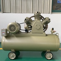 FUCAI usine vente directe Portable entraîné par courroie 5.5hp modèle FC-0.48/8 compresseur d'air à Piston sans huile sans huile à usage intensif