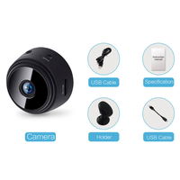 Caméra de sécurité domestique sans fil A9 de haute qualité avec vision nocturne, mini caméra 1080P HD, détection de mouvement, fonctionne sur batterie