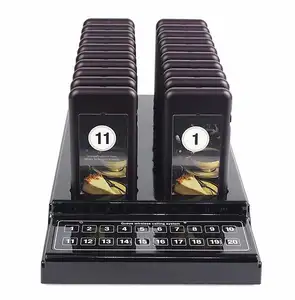 Wireless calling system for 1 keyboard with 20 pagers