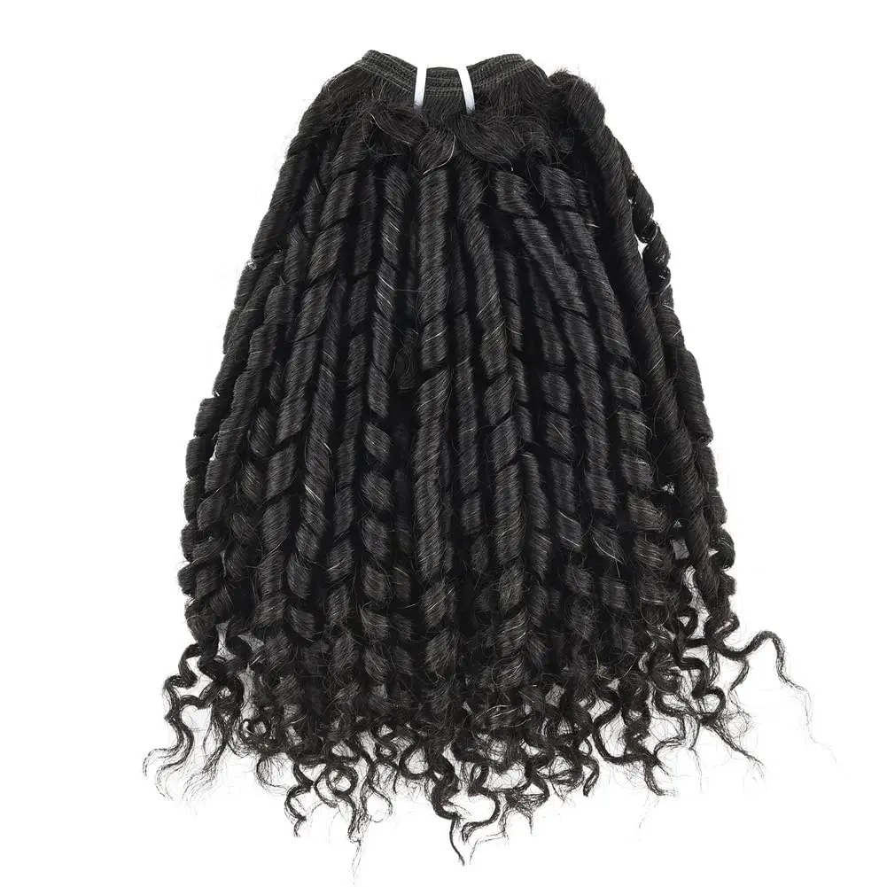 Hot Sale Brazilian Hair Weave Bundles Pixie Curls Human Hair Cheap 100% Remy Hair Natural Black for Black Woman