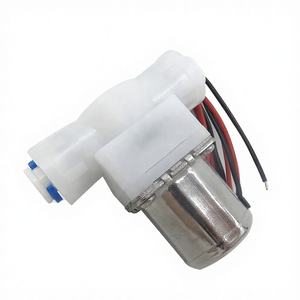 Válvula Solenoide de 6V CC, Tamaño del Puerto de Control Entrada/Salida 1/4'', Conector Rápido de Plástico, Normalmente Cerrada, OEM, para Dispensador de Agua - Product Image 2