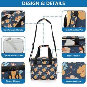 Nouvel Arrivage Sac Isotherme Hawaïen Grande Capacité Personnalisé Lehua Hau pour Repas Préparés avec Logo - Product Image 4