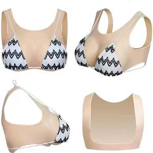 Prótesis <span class=keywords><strong>de</strong></span> Senos <span class=keywords><strong>de</strong></span> <span class=keywords><strong>Silicona</strong></span> Realista, Copa Grande, Senos Falsos, Placa <span class=keywords><strong>de</strong></span> Pecho Elástica Suave para Travestis y Espectáculos <span class=keywords><strong>de</strong></span> Drag - Product Image 4