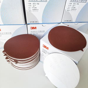 3M 251U Pulido Papel de <span class=keywords><strong>Lija</strong></span> P60 Disco de Lijado de Cerámica Roja 125mm 5 Pulgadas Papel de <span class=keywords><strong>Lija</strong></span> de Gancho y Bucle Discos Abrasivos <span class=keywords><strong>para</strong></span> Automoción - Product Image 5