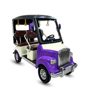 Voiturette de golf électrique vintage Holladay 4 places, frein à disque sur quatre roues, quadricycles électriques 1000W pour adultes - Product Image 1