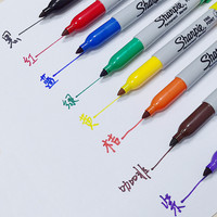 Marqueur de peinture Sharpie multicolore, pointe fine imperméable de 1 mm, marqueur permanent sans poussière, stylo pour gribouillage, écriture, papeterie
