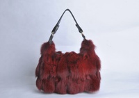 Sac fourre-tout en fourrure de renard pour femme, grande capacité, doux et moelleux, sac à main polyvalent, sac de shopping portable pour femme