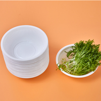 Vente en gros de bol en plastique Plato 32oz PP pour emballage alimentaire personnalisé bol à emporter rond jetable pour pâtes alimentaires céréales