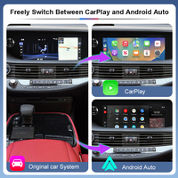 Boîtier CarPlay Android Auto sans fil avec USB/Bluetooth pour Lexus LS 2012-2022, mise à niveau de l'écran OEM, commande vocale et prise en charge de la caméra