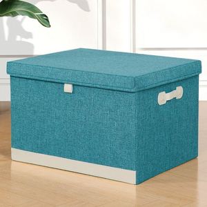 Large Capacity Foldable Linen Storage <b>Boxes</b> with Handles <b>Wardrobe</b> Storage Containers - Product Image 2