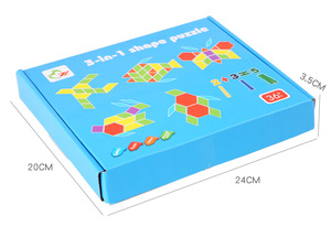 Challenge Teasers 360 Patterns Travel Tangram Puzzle Brain <b>Road</b> Trip Game Jigsaw - Product Image 6