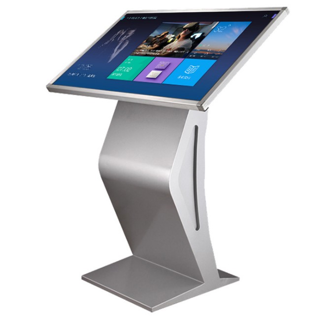 Information Interactive Kiosk Floor Stand 4K Full HD Advertising Digital Touch Screen Self Service Kiosk