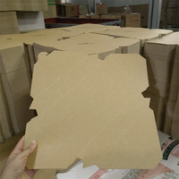 Vente en gros d'usine de papier d'emballage alimentaire Burger Salade Déjeuner Conteneurs Boîte de papier brut alimentaire