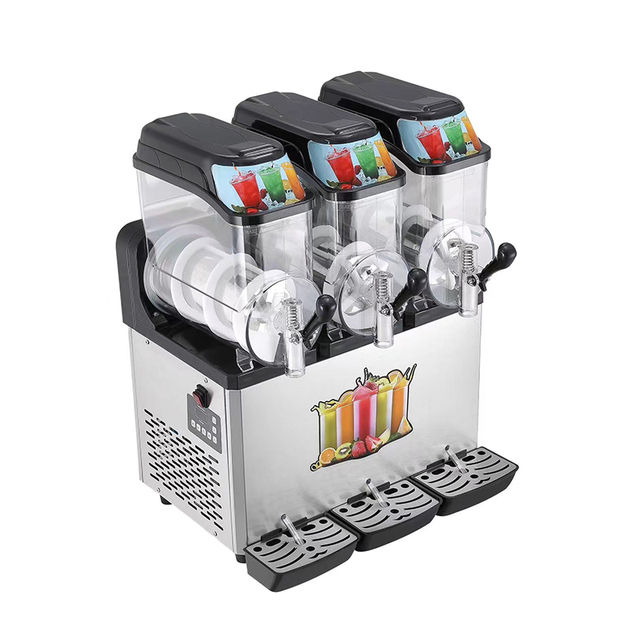 Clear square Drink Dispenser with Faucet Wine Commercial Cold Drink Juice Dispenser Snow Melt Machine