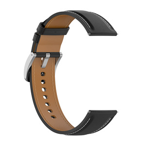 Correa de reloj transpirable de lujo de cuero genuino de 20/22mm para <span class=keywords><strong>Huawei</strong></span> <span class=keywords><strong>GT2</strong></span> <span class=keywords><strong>42</strong></span> pulsera 2 Correa - Product Image 4