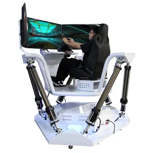 Meeslepende Ervaring 42 Inch Scherm Dynamische Rijden Arcade Game Machine Racing Motion Auto Simulator