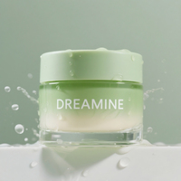 Pot en verre dépoli vide pour crème nourrissante, baume corporel, soin du visage et baume à lèvres, avec capuchon, faible MOQ, contenances 10g, 30g, 50g