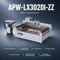 Machine de découpe de verre à jet d'eau CNC de haute précision, pompe 420 MPa, certifiée CE ISO, finition des bords lisses pour verre épais
